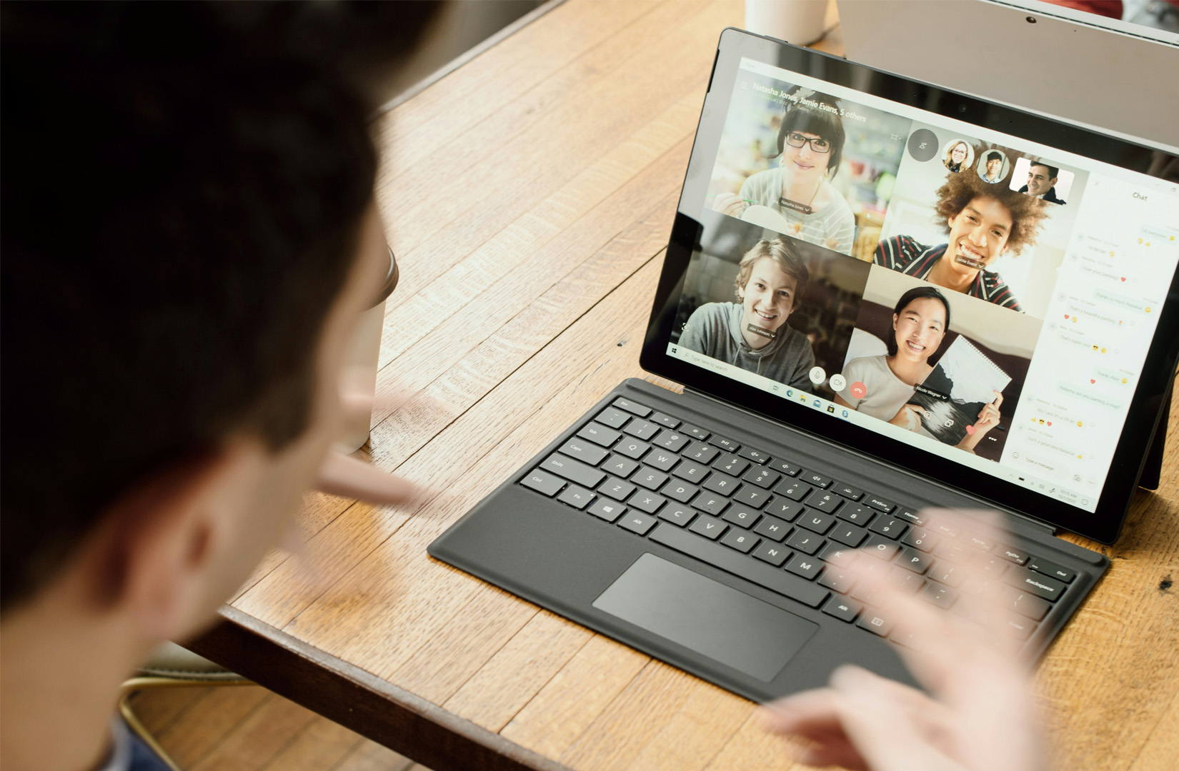 online conference call managing a remote team