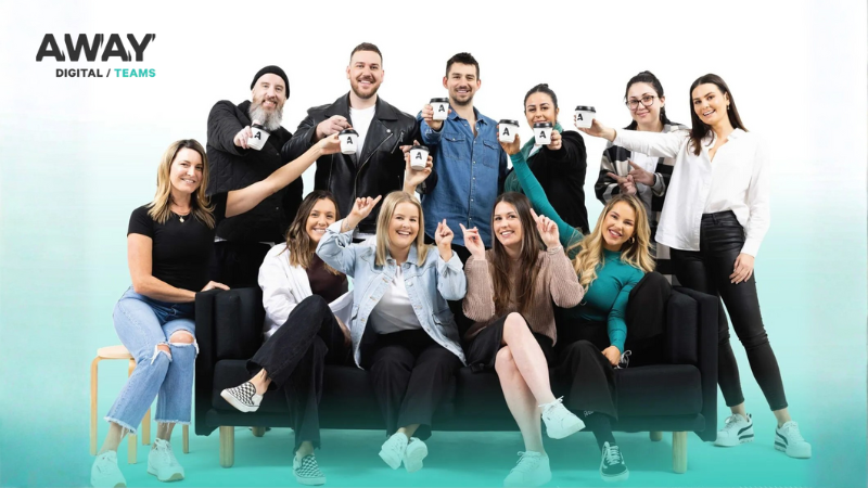 graphic why us companies choose away digital teams